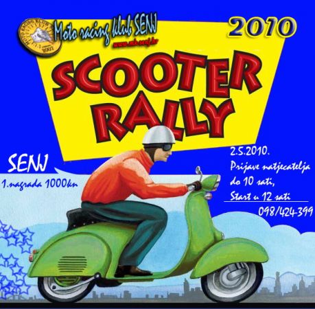 SCOOTER RALLY  2.5.2010. u Senju